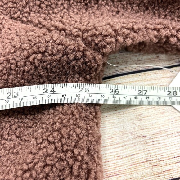 O'Neill Makenna Solid Pile Fleece Jacket Dusty Mauve NWT Size Medium - Picture 11 of 12